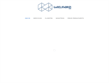 Tablet Screenshot of garelifabrizi.com